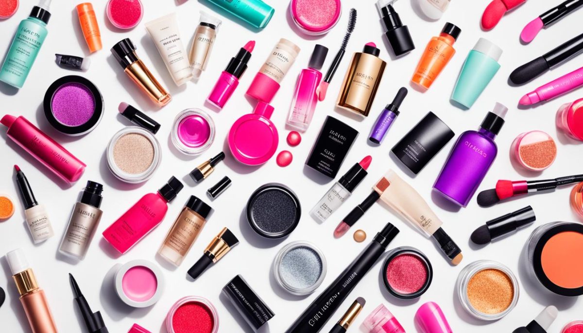 beauty product range